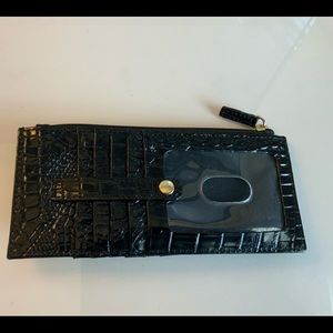 Brahmin Black Leather Wallet